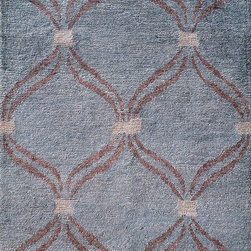A-013 BLUE BROWN - Rugs