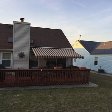 Manually Operated Roof Mounted Retractable Awning in Brick NJ by Shade One