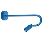 Troy RLM - LED Bullet Head U Arm Wall Sconce, Blue - RLM stands for Reflective Luminaire Manufacturer.