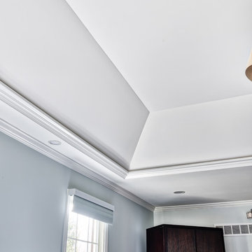 Updated Master Bedroom with Tray Ceiling