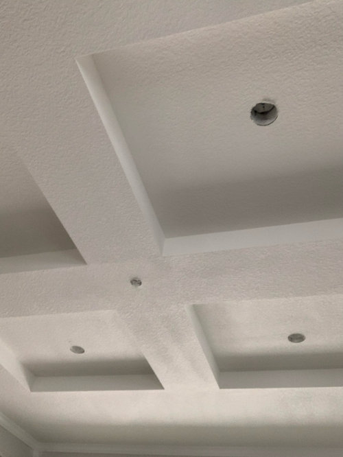 Off Center Lights In Tray Ceiling