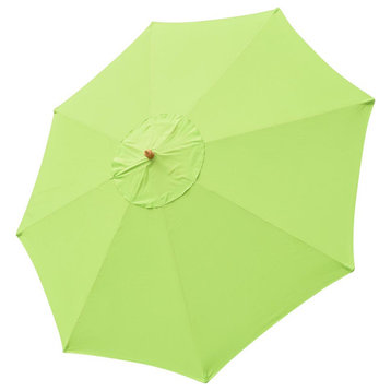 Yescom 13ft German Beech Wood Patio Umbrella 8 Ribs Outdoor Parasol Backyard