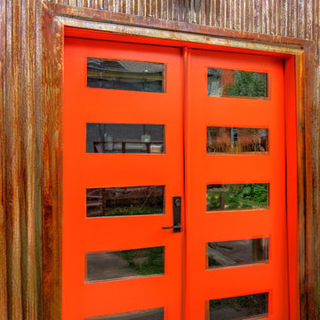 Industrial Garage and Porch