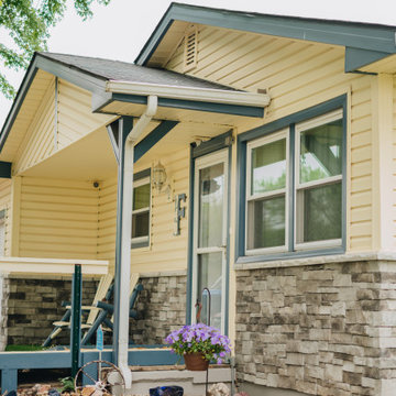 Corner Lot Home, Seamless Siding from All Angles