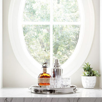 Oval Window on Serving Counter