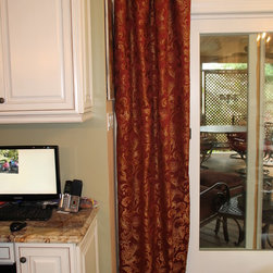 Drapery Panels with Contrast Cuff - Curtains