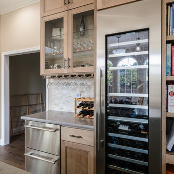 In-Home Bar and Wine Reserve in Los Altos