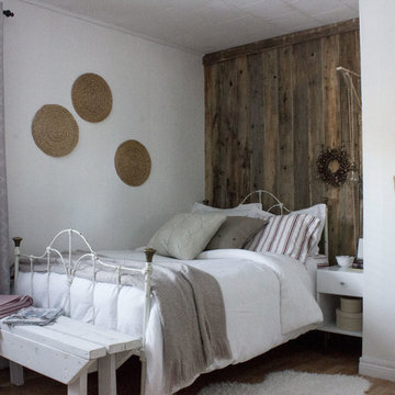 Modern Rustic Guest Bedroom & Home Office