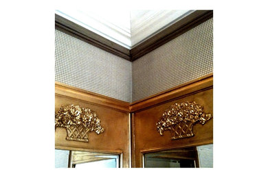 Eclectic powder room photo in Other