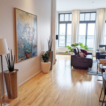 Living room open-concept in Old Montreal
