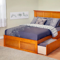 Madison Platform Bed with Under Bed Drawers - Platform Beds