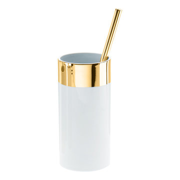 Designer Toilet Brushes and Holder Set