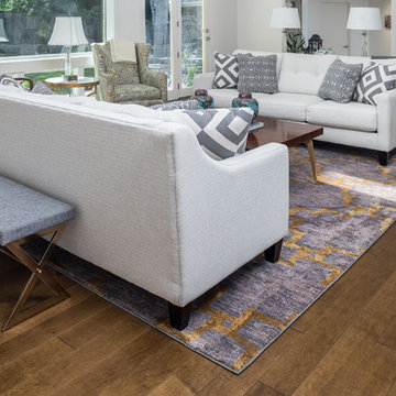 Dallas Transitional Home-Maple Wide Plank Floors