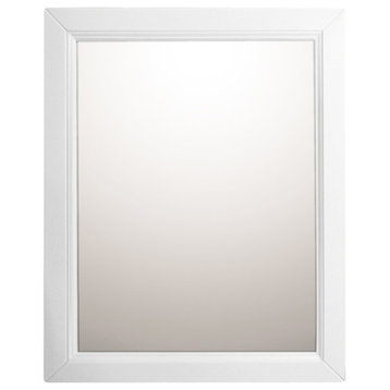 24", Mirror Cabinet, White
