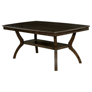 Rectangle Wood Dining Table, Rustic Oak