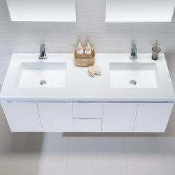 Wall Mounted Bathroom Vanities - Bathroom Vanities And Sink Consoles