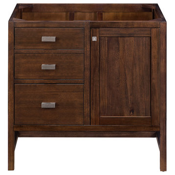 Addison 36" Single Vanity Cabinet, Mid Century Acacia