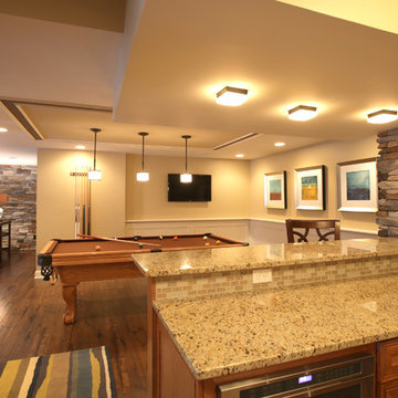 Beautiful basement for family gatherings