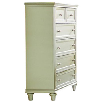 Homelegance Celandine 6-Drawer Chest, Silver