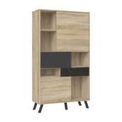 Nashville 1 Drawer and 3 Door Bookcase
