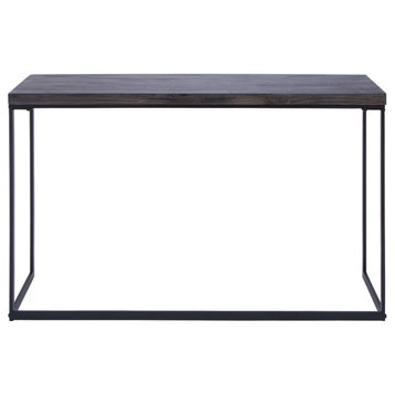 Contemporary Brown Wood Console Table 50434
