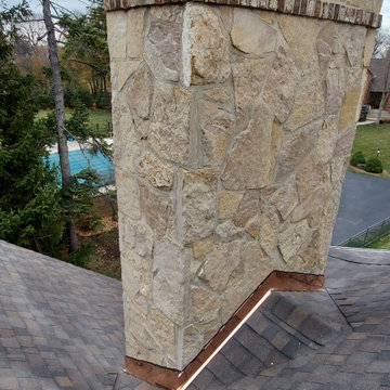 Chimney Copper Flashing in Arlington Heights, IL