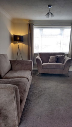 grey carpet taupe sofa | Houzz UK