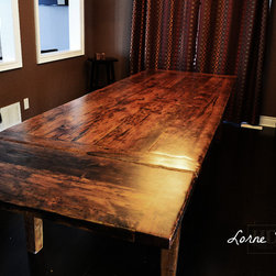 Reclaimed Wood Harvest Tables - Products