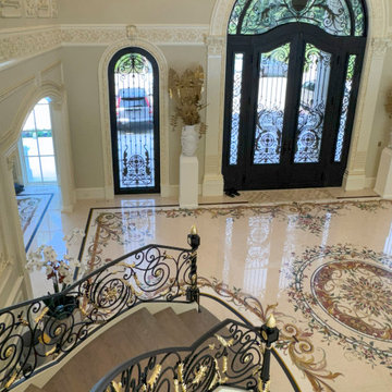 Project #135 | A Vibrant Double Curved Staircase