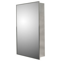 Stainless Steel Series Medicine Cabinet, 18"x24", Surface Mounted