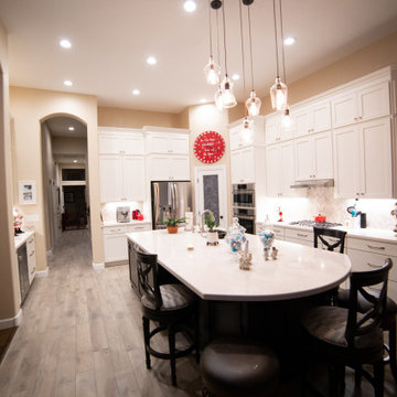 Striking Home Remodel Featuring Alex Turco Art Panel