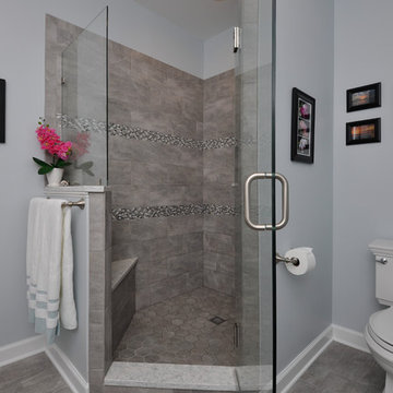 Key West Inspired Master Bathroom Design by Reico Kitchen & Bath