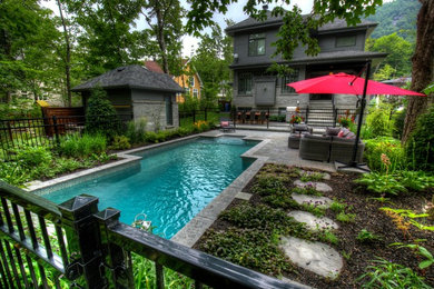 Trendy pool photo in Montreal