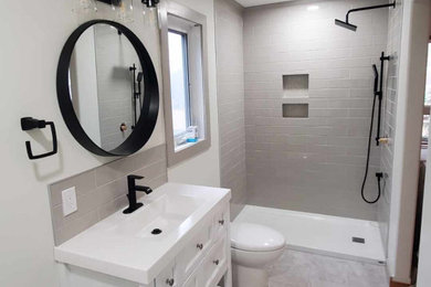 Inspiration for a bathroom remodel in Calgary