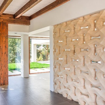 Luxury marble dividers for Courtyard House of Stone - Trapani by Studio 4e