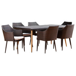 Tropical Outdoor Dining Sets by GDFStudio