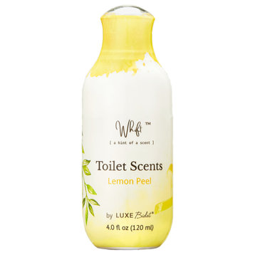 Whift Toilet Scents Spray by LUXE Bidet, Lemon Peel, Value Size - 4 oz / 120 mL