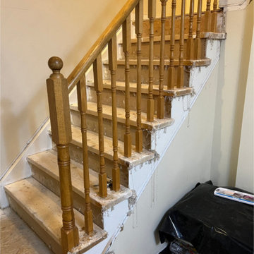 Engineered Wood Flooring, White Oak Stairs, Full House Renovation - Chris