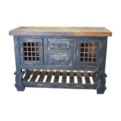 frankenstein Rustic Reclamed wood Yugo Bathroom Vanity, 60"x20"x32"
