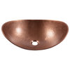 Confucius Copper 19" Boat Vessel Bath Sink with Ashfield Vessel Faucet Kit