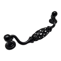 Cosmas - Cabinet Birdcage Pull, 5" Hole Centers - Cabinet And Drawer Handle Pulls