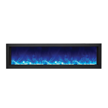 60" Electric Deep Built-in only comes with optional black steel surround