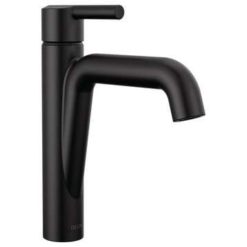 Nicoli 1.2 GPM Single Hole Bathroom Faucet, Pop-Up Drain Assembly