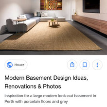 Basement rec room