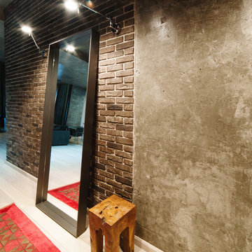 Стихия бетона. Интерьер квартиры в стиле LOFT.