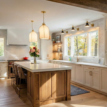 McLean Transitional Home Renovation | Luxury Kitchen & Spa Bathroom