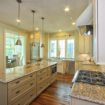 Island & Wine Storage Area