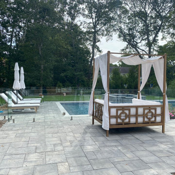 Stunning Frameless Glass Pool Fence Installation in Remsenburg-Speonk, NY 11960