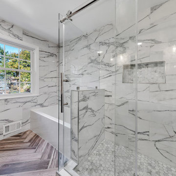 Elegant Marble Bathroom Remodeling