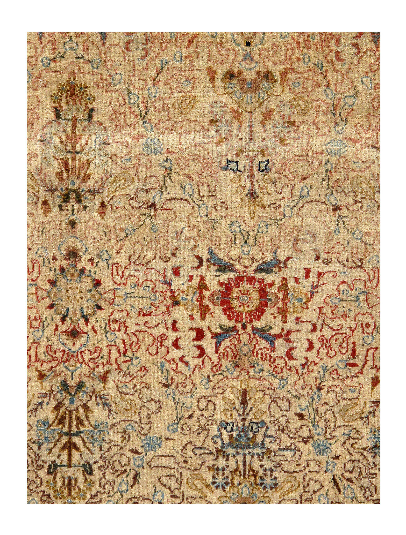 Ivory Persian Antiquetabriz 7'x9' - Contemporary - Area Rugs - by ...